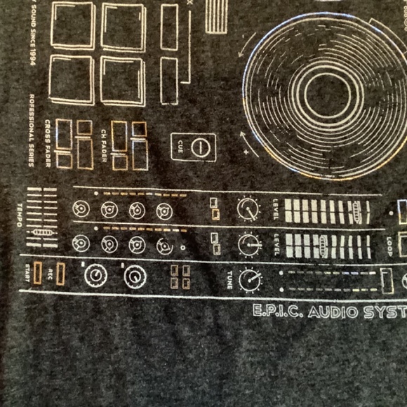 DJ turn table 10 12 Old Navy long sleeve Colton shirt bundle only Halloween - Picture 4 of 5